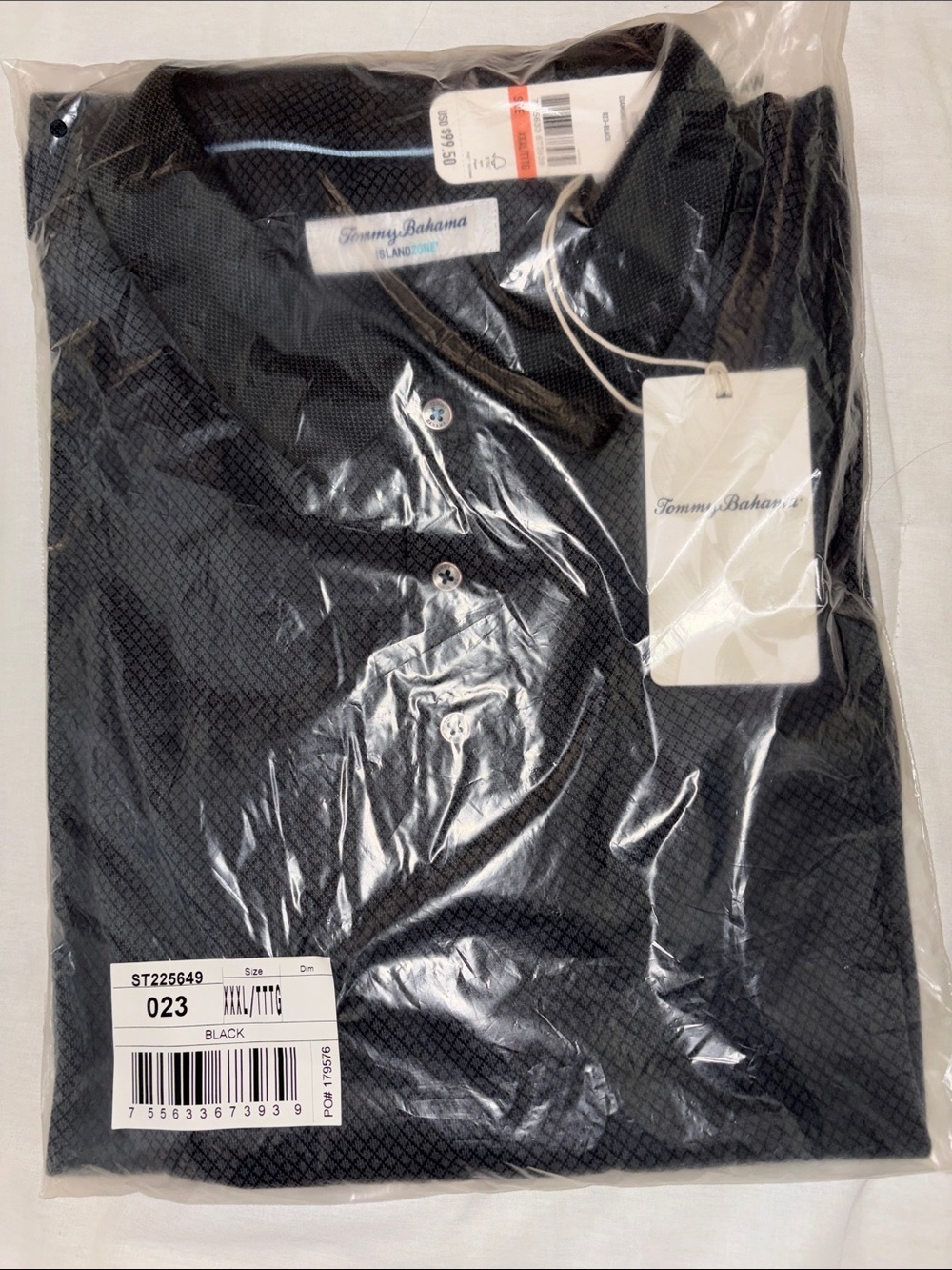 Tommy Bahama Island Zone Polo in Black